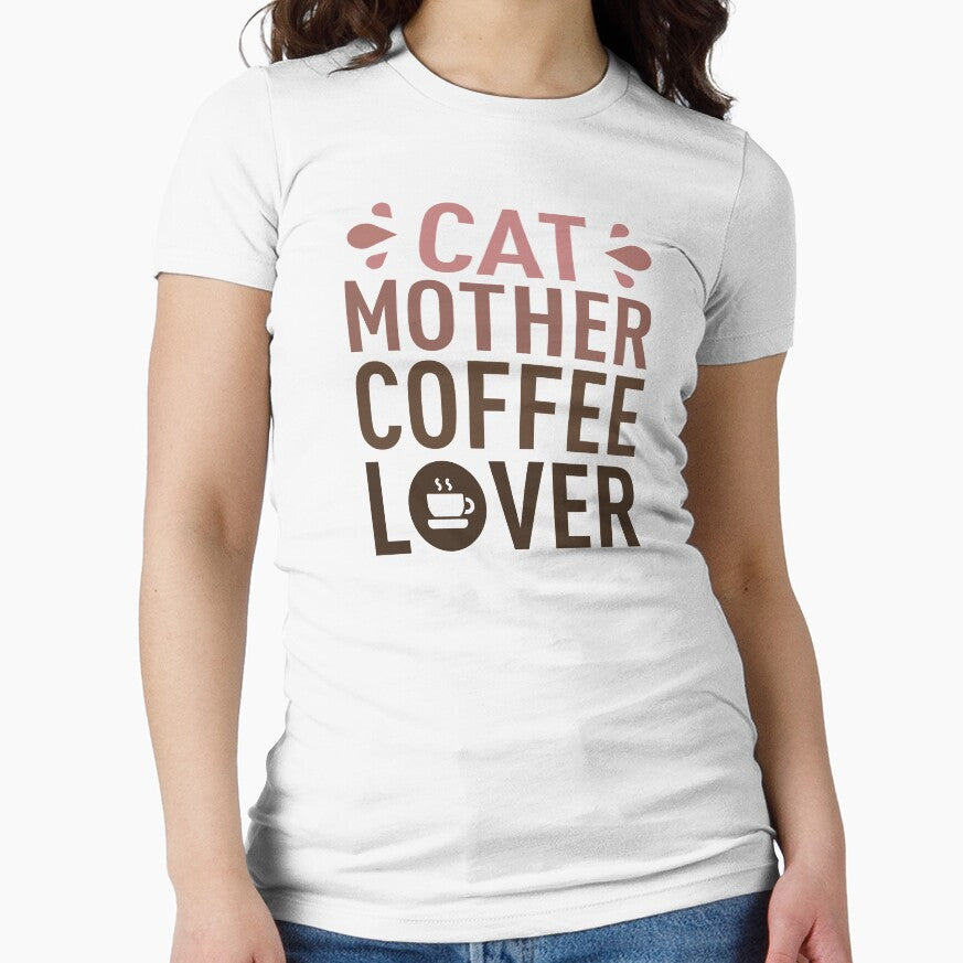 Cat Mother Coffee Lover by ClaudiaGrosso T-Shirts, Hoodie, Sweatshirt | BlankRebels.com (Image 1)