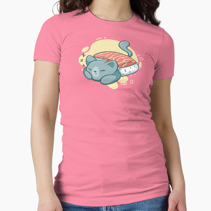 Sushi Cat by Frosty1489 T-Shirts, Hoodie, Sweatshirt | BlankRebels.com (Image 1)