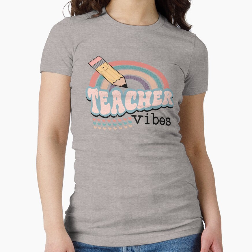 Teacher Vibes by ladyMAKES T-Shirts, Hoodie, Sweatshirt | BlankRebels.com (Image 1)