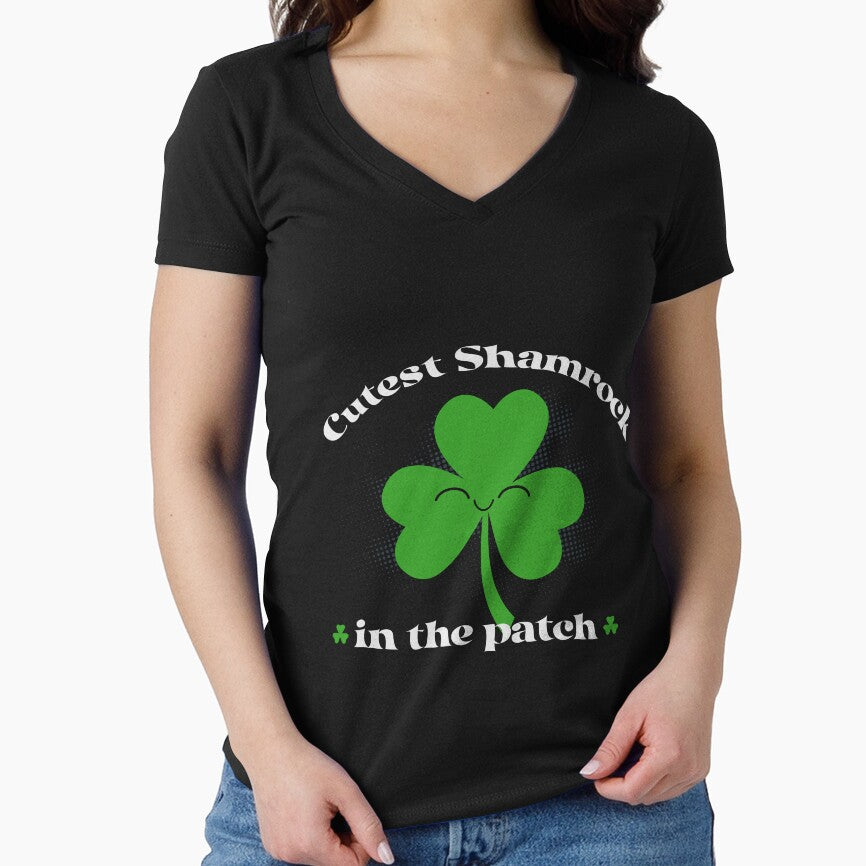 Cutest Shamrock St Patrick's Day Shirts and Tops Gift Ideas by q4success Hoodie, Sweatshirt | BlankRebels.com (Image 1)