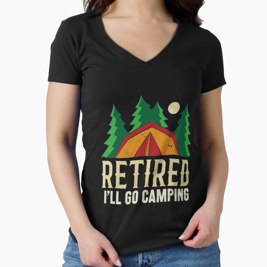 Retired ill go camping by StarcyWol T-Shirts, Hoodie, Sweatshirt | BlankRebels.com (Image 1)