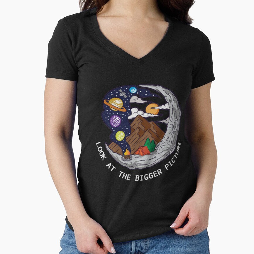 Moon Camping Fascination Universe Planets Shirt by Clavitaps Hoodie, Sweatshirt | BlankRebels.com (Image 1)