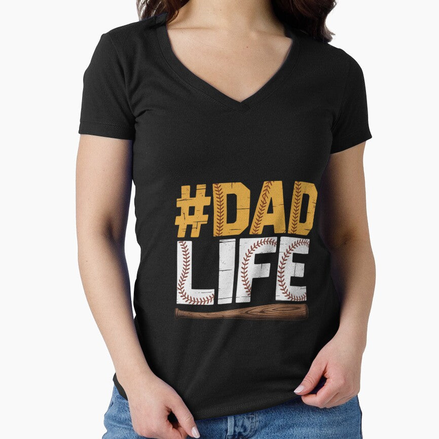 Dad Life Softball Baseball Daddy Sports Father's Day by LorenzaStamm T-Shirts, Hoodie, Sweatshirt | BlankRebels.com (Image 1)