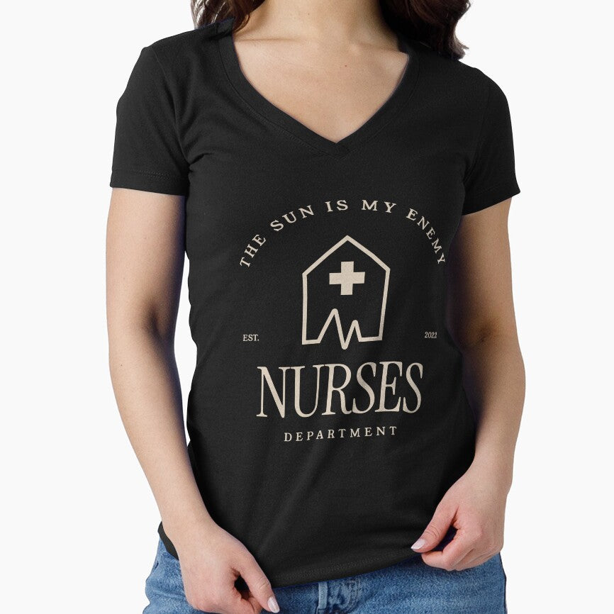 The Sun Is My Enemy - Nurses Department Night Shift Nurse by DesignbyAACreations T-Shirts, Hoodie, Sweatshirt (Image 1)