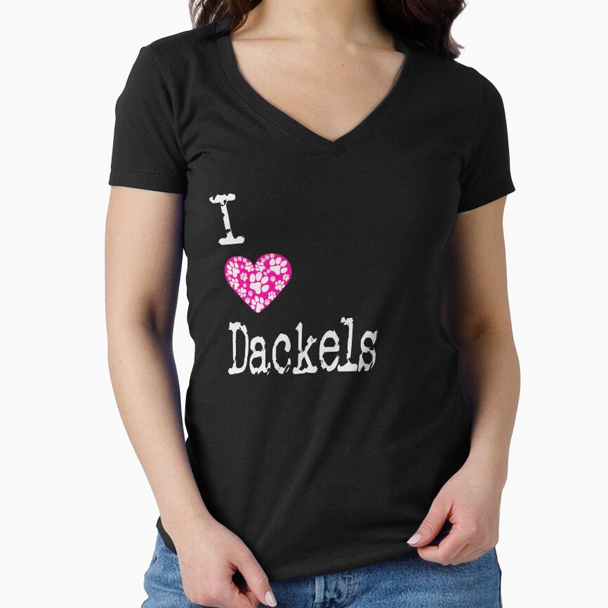 I Heart Dackels | Love Dackel Dog Breeds by Christopher Taylor T-Shirts, Hoodie, Sweatshirt | BlankRebels.com (Image 1)
