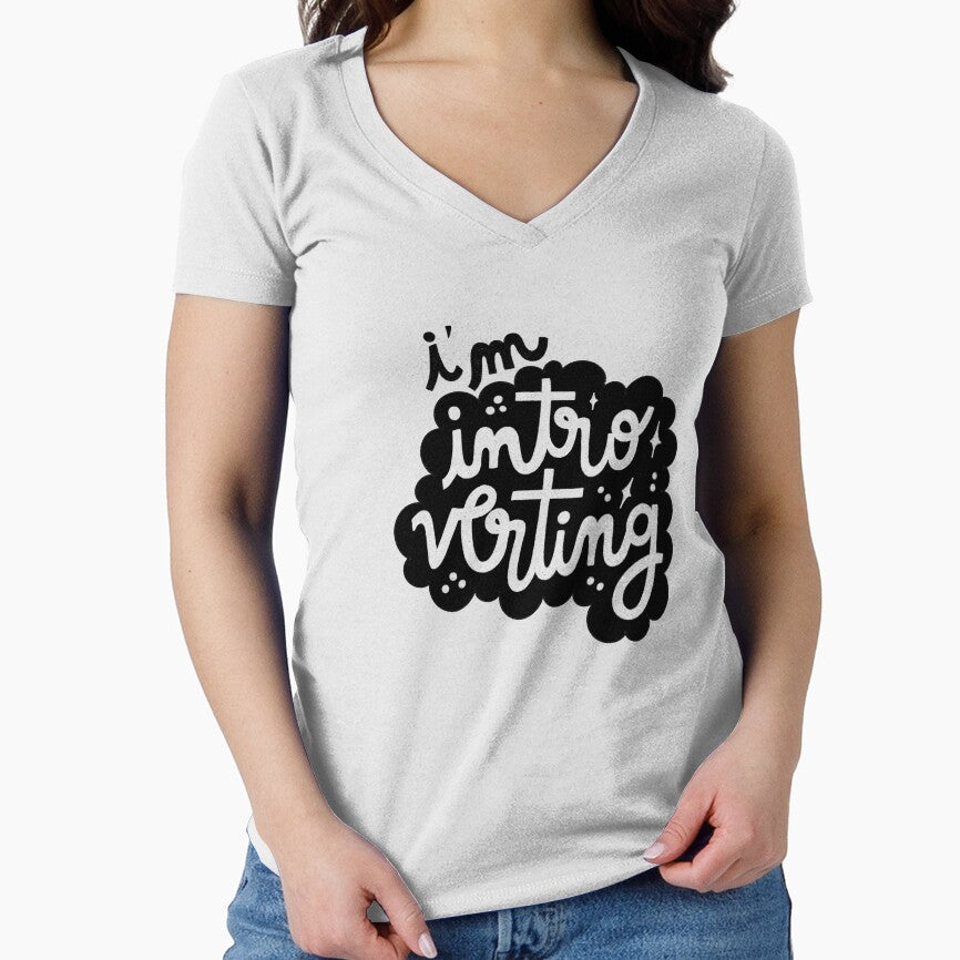 I’m Introverting Lettering by gabimarquette T-Shirts, Hoodie, Sweatshirt | BlankRebels.com (Image 1)