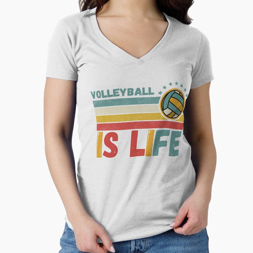 Volleyball Is Life Volleyball Lover Vintage by Nicet-shirt1