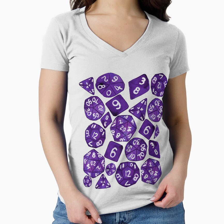 Purple Dice by traveleroama T-Shirts, Hoodie, Sweatshirt | BlankRebels.com (Image 1)