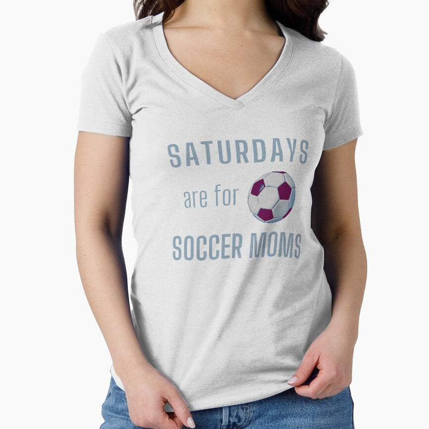 Saturdays Are For Soccer Moms - Light Blue by ryanwfraser