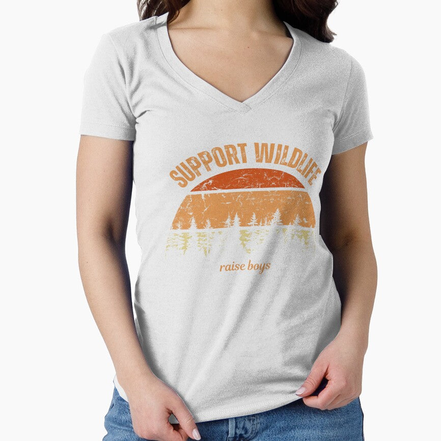 Support wildlife, raise boys by Bezographic T-Shirts, Hoodie, Sweatshirt | BlankRebels.com (Image 1)