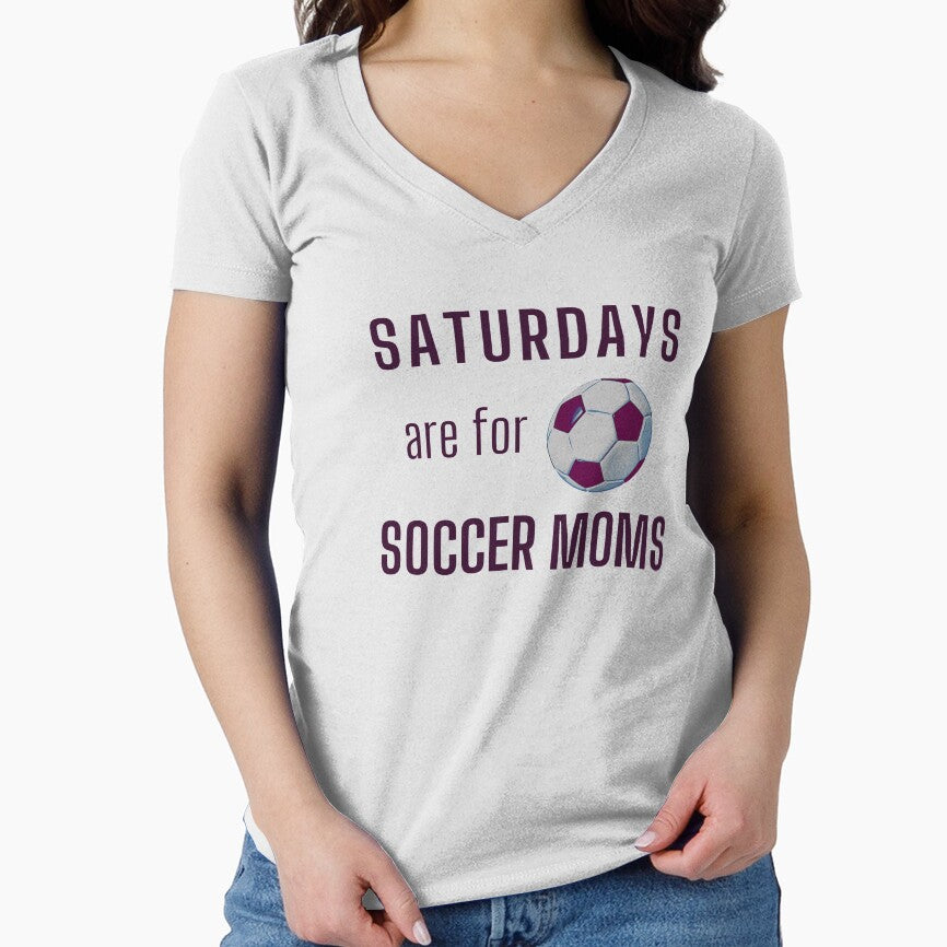 Saturdays Are For Soccer Moms - Dark Burgundy by ryanwfraser