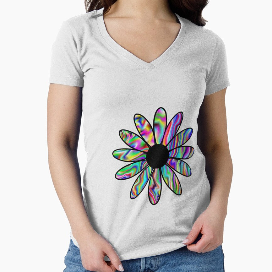 Trippy Flower by CarsonsCanvas T-Shirts, Hoodie, Sweatshirt | BlankRebels.com (Image 1)