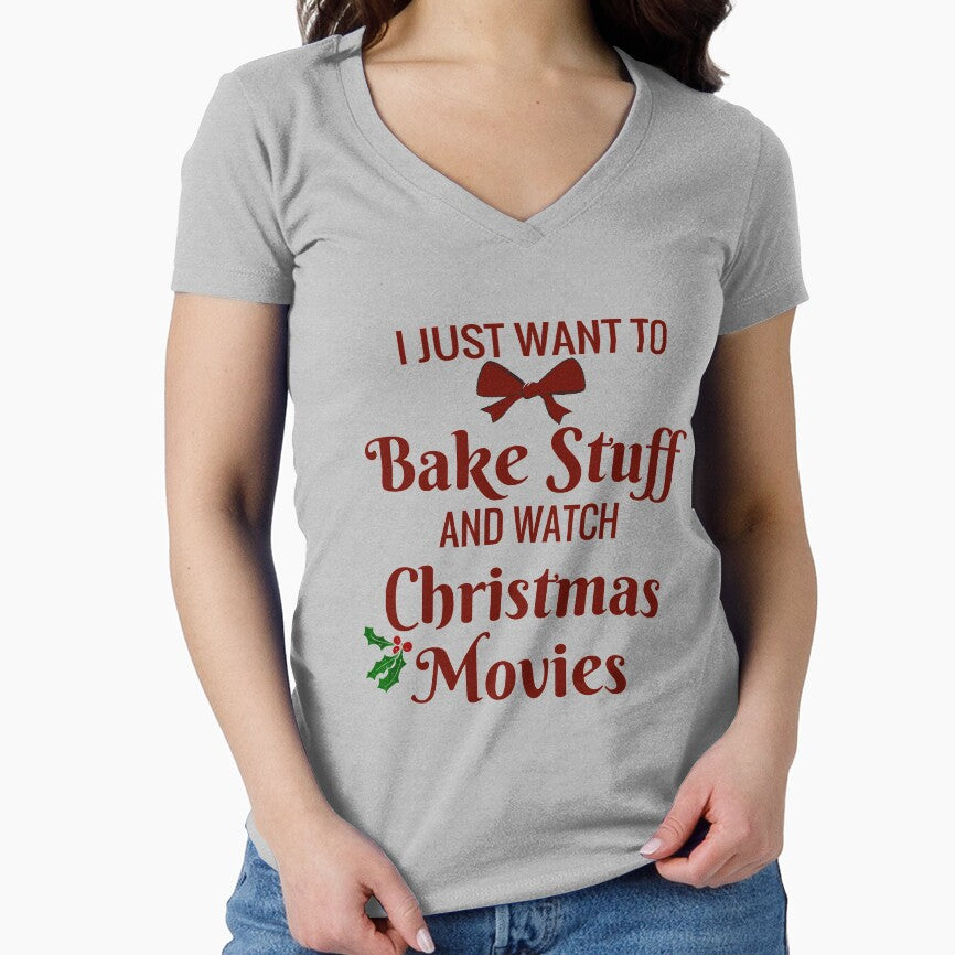 Christmas Bake and Movies by SweetLifeAttire T-Shirts, Hoodie, Sweatshirt | BlankRebels.com (Image 1)