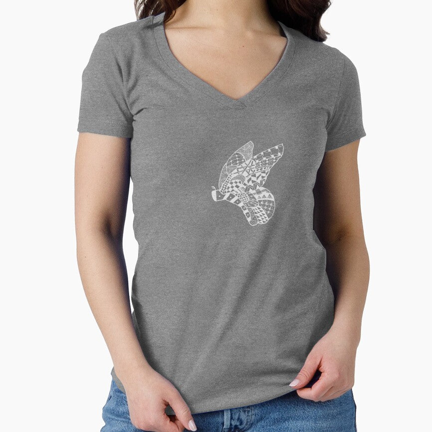 White Butterfly Art by r-l-designs T-Shirts, Hoodie, Sweatshirt | BlankRebels.com (Image 1)