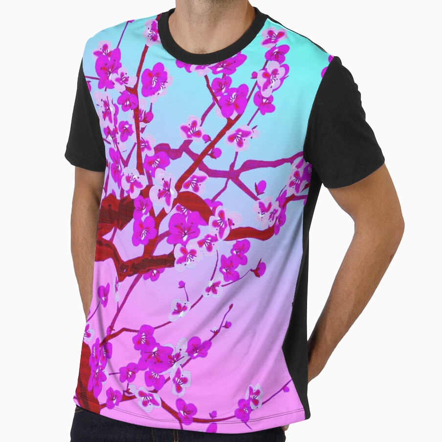cherry blossom gradient vaporwave by Yoshiyuki1998