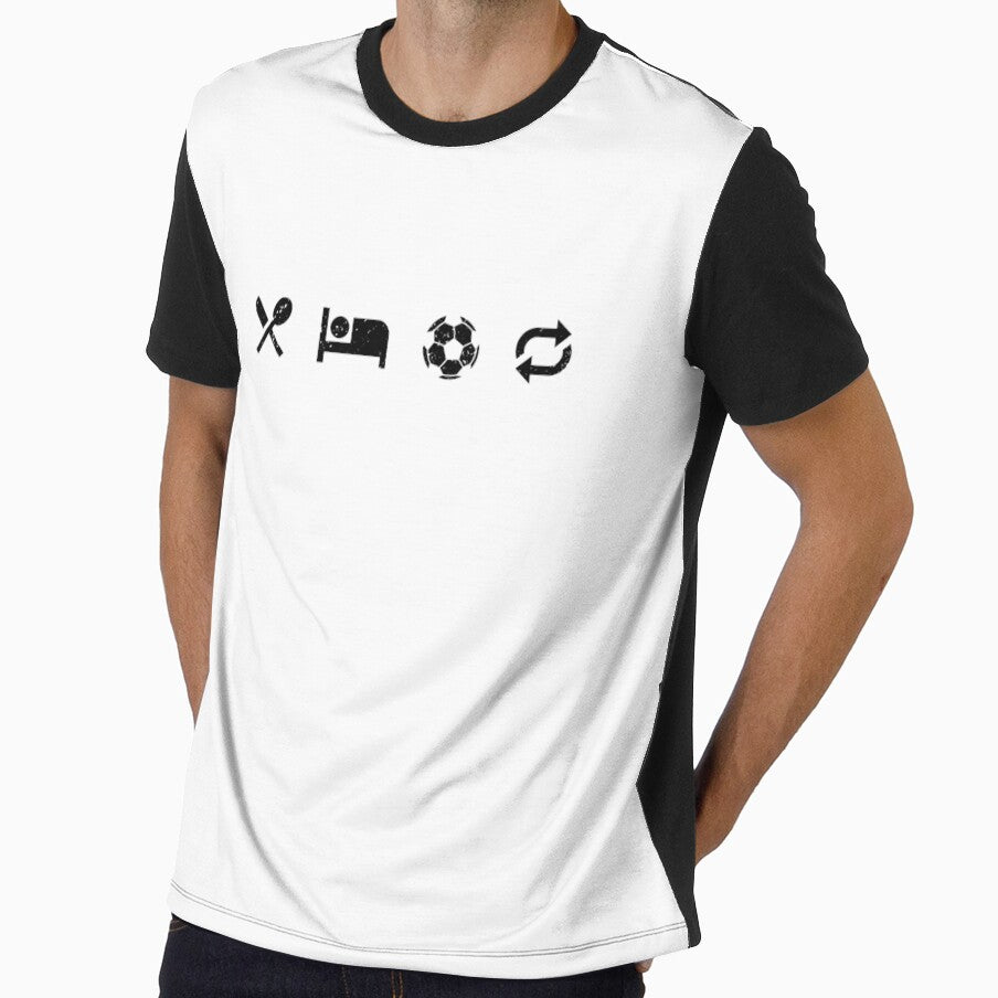 Eat sleep soccer repeat by StackedPixels