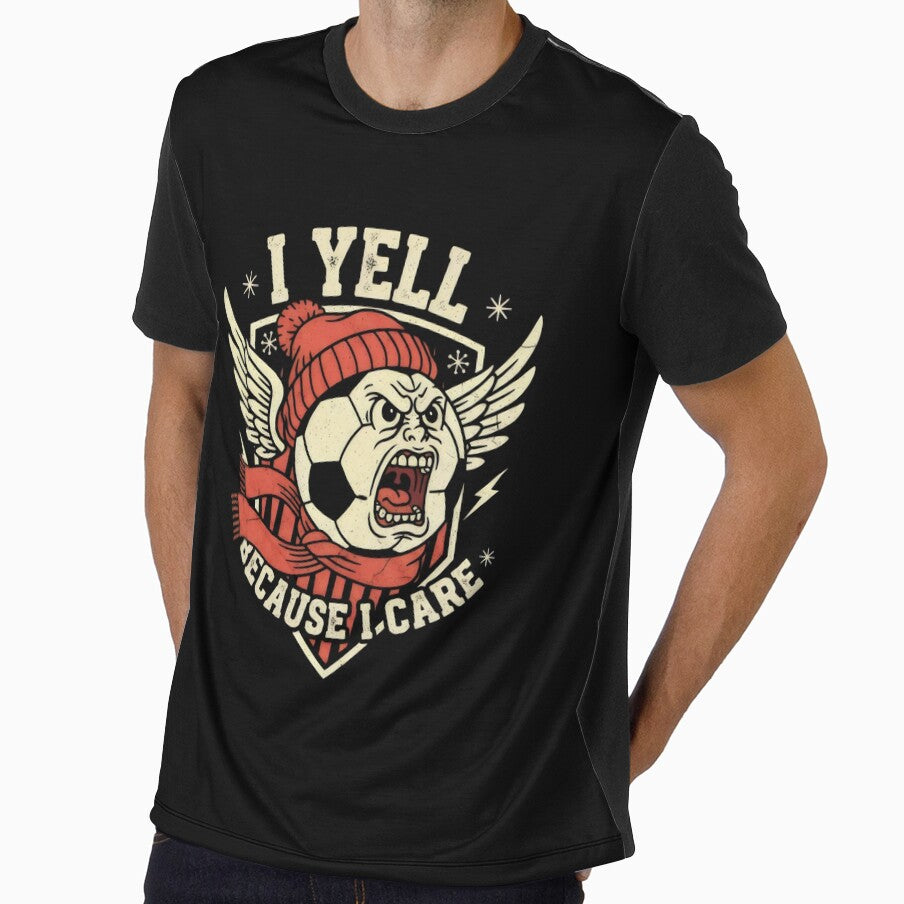 Soccer Football I Yell Because I care by DemureArtsy