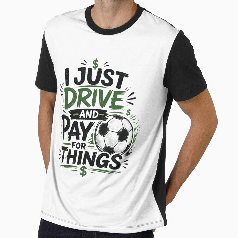 I Just Drive and Pay for Things Funny Football Soccer Dads by InkStormPro
