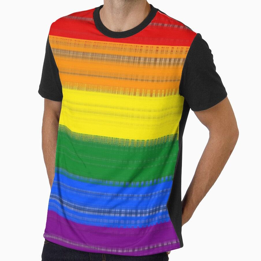 Pride flag - static grunge aesthetic by Pastel-Ricky