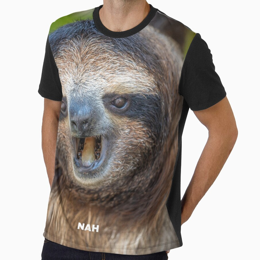 Nah Sloth Meme – Funny Lazy Mood Animal Reaction by WildFrameNature