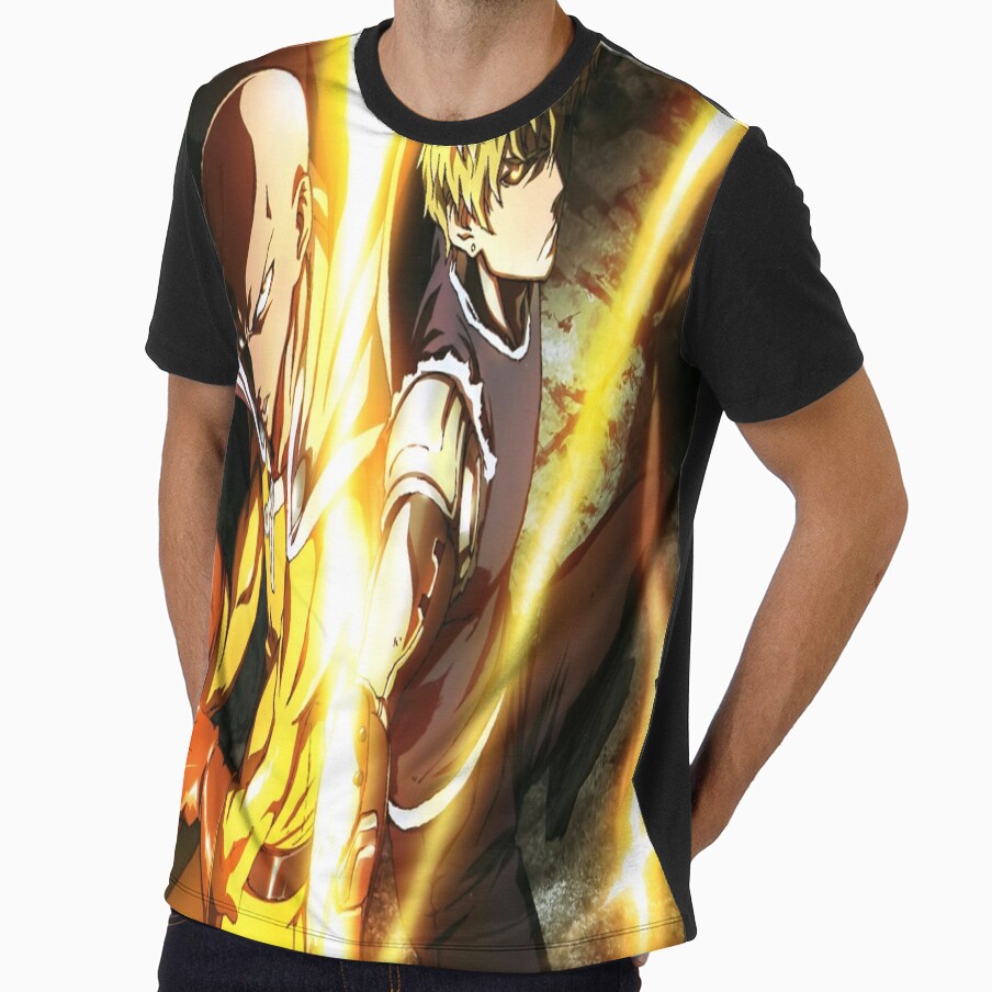 Anime Duo Power – Lightning Action Hero Aesthetic Art by SSVSTICKERS