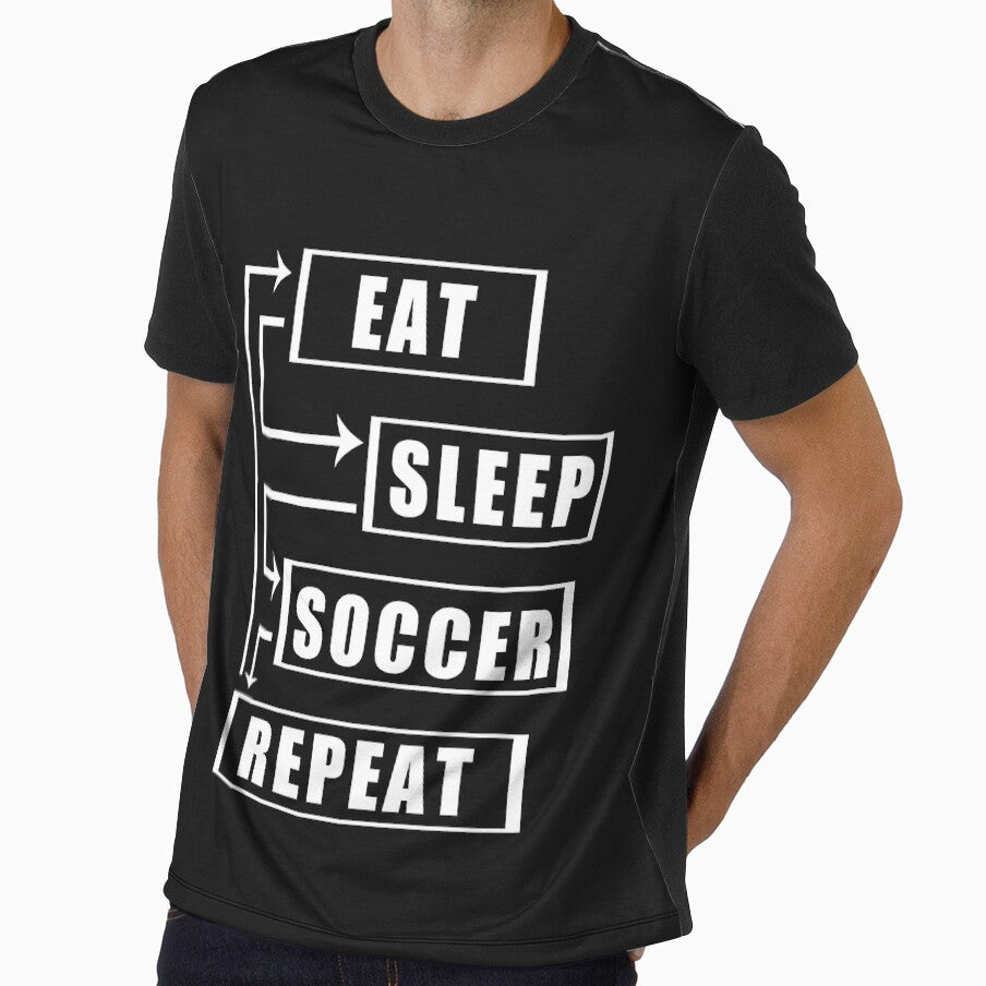 Eat Sleep Soccer Repeat by teledesign