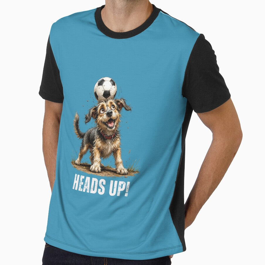 Heads Up – Football Scruffy Dog Illustration by PAPIRO SIGLO XXI