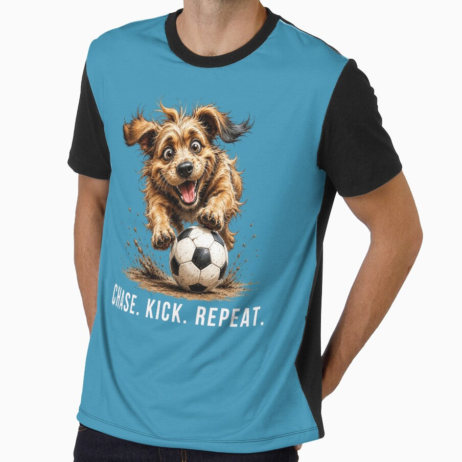 Football Scruffy Dog Illustration - Puppy Soccer Gift by PAPIRO SIGLO XXI