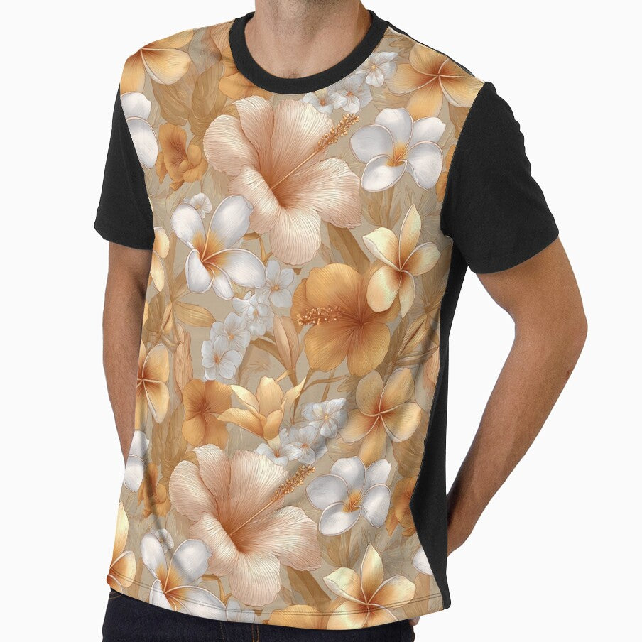Colorful Tropical Floral Texture  - Botanical Garden Pattern  - Gifts For Men by RoyalStarsPatts