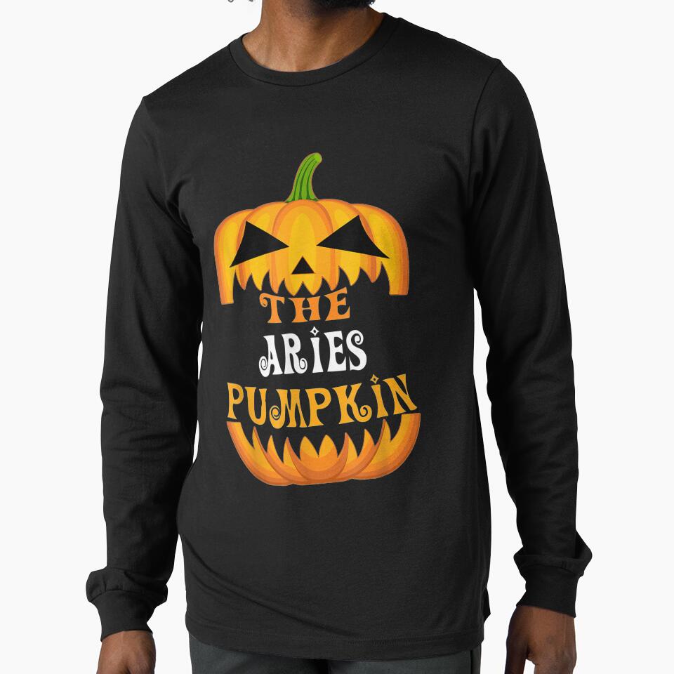 Aries Pumpkin Matching Family Group Halloween Party T-Shirts, Hoodie, Sweatshirt