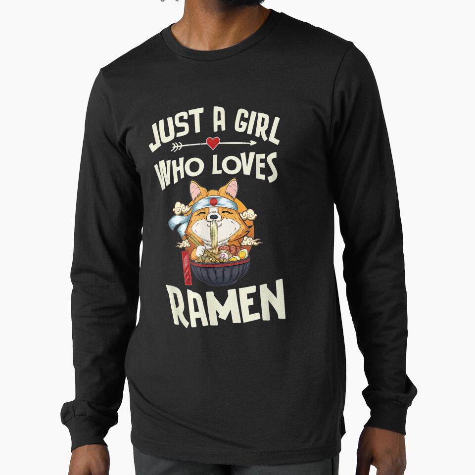 Just A Girl Who Loves Ra Corgi Dog Gifts Girls by nancyholly T-Shirts, Hoodie, Sweatshirt | BlankRebels.com (Image 1)