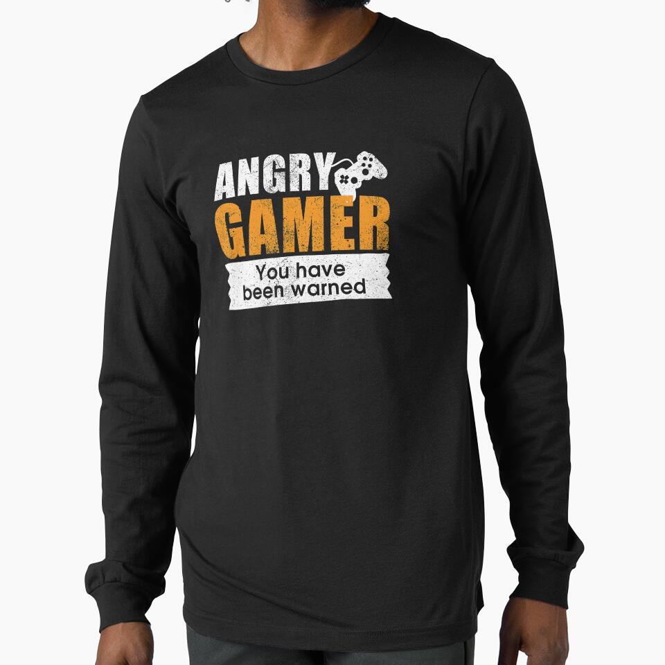 Fun angry gamer T-Shirt (Image 1)
