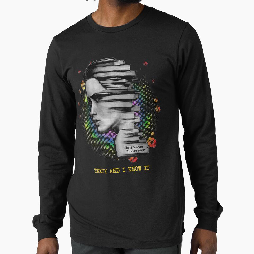 Texty And I Know It Magic Rainbow Bibliophile Book Lovers by dannareyansh T-Shirts, Hoodie, Sweatshirt (Image 1)
