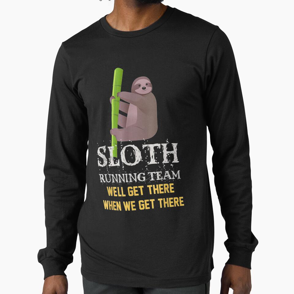 Cool Sloth Running Team by lucretia155 T-Shirts, Hoodie, Sweatshirt | BlankRebels.com (Image 1)