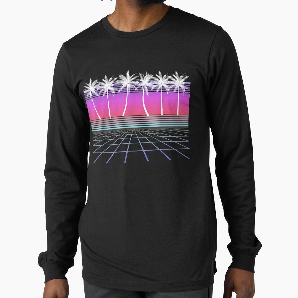 Palm Trees 80's 90's Beach Retro Vintage by nancyholly