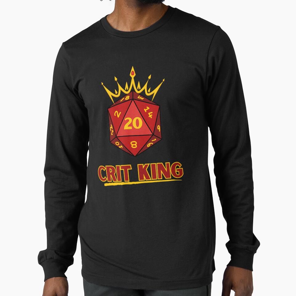 Crit King by Solace Guard T-Shirts, Hoodie, Sweatshirt | BlankRebels.com (Image 1)