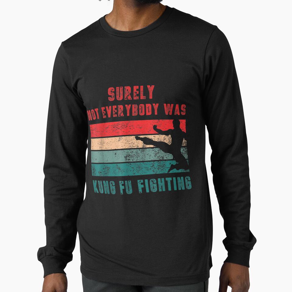 Surely Not Everybody Was Kung Fu Fighting Vintage Style Men by cysandy