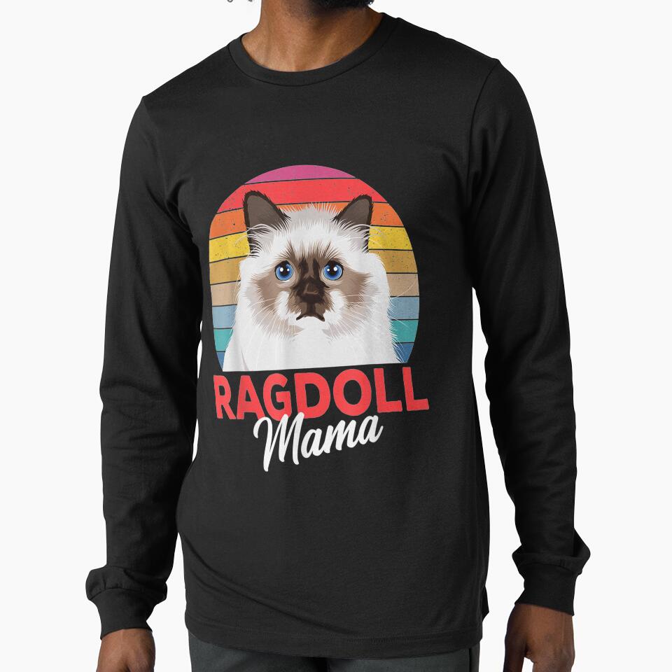 Ragdoll Cat Mama Funny Cat Owner Lovers by christinero2 T-Shirts, Hoodie, Sweatshirt | BlankRebels.com (Image 1)