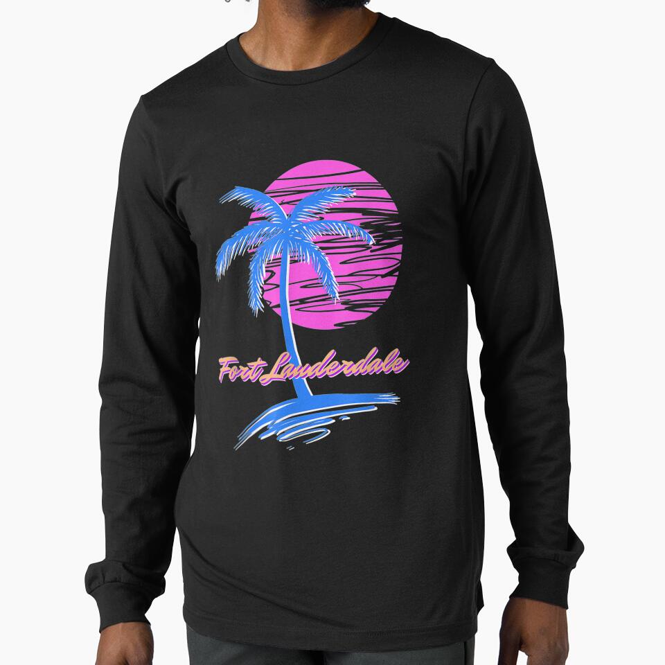 Fort Lauderdale Beach Retro 80s by vivanbess