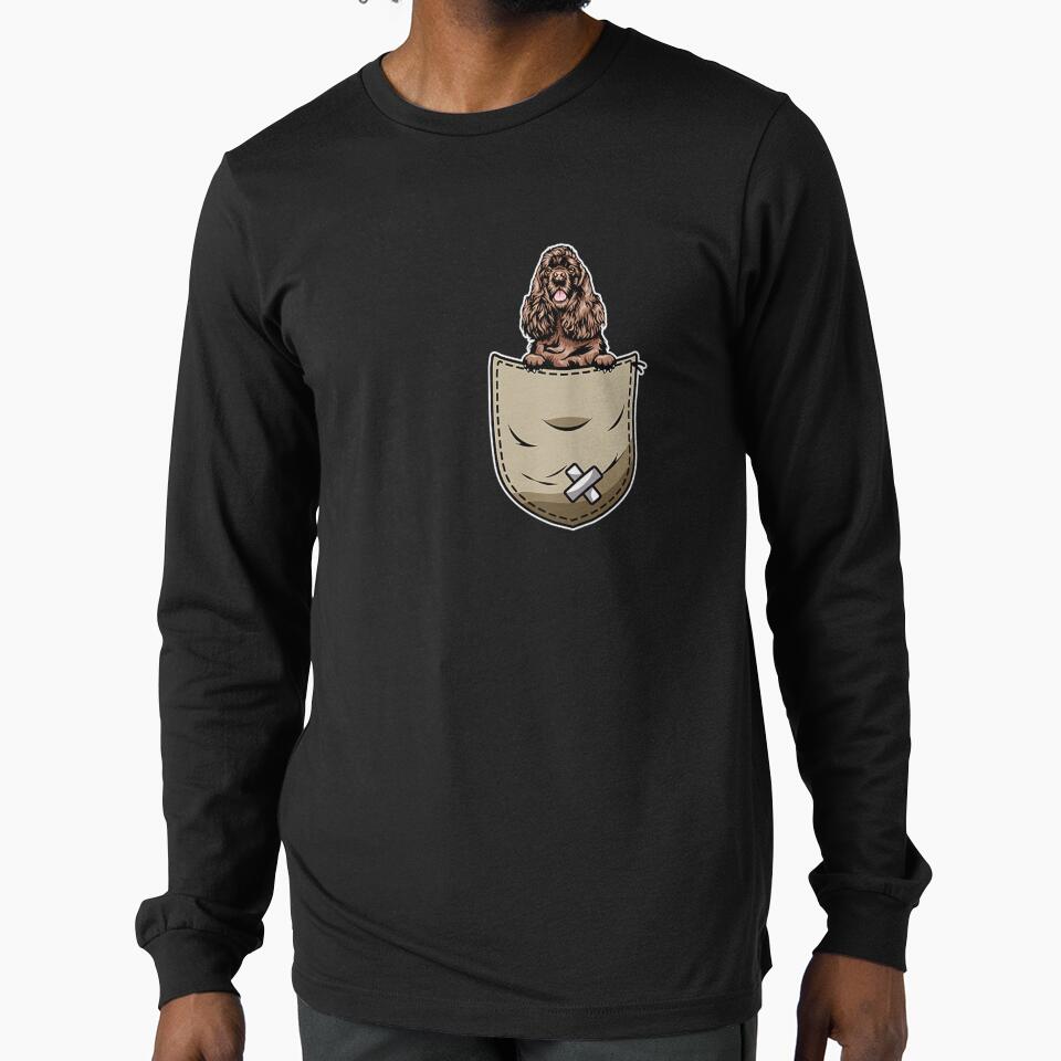 Dog In Pocket Funny Dog Lover Cocker Spaniel Gift by suzanso T-Shirts, Hoodie, Sweatshirt | BlankRebels.com (Image 1)