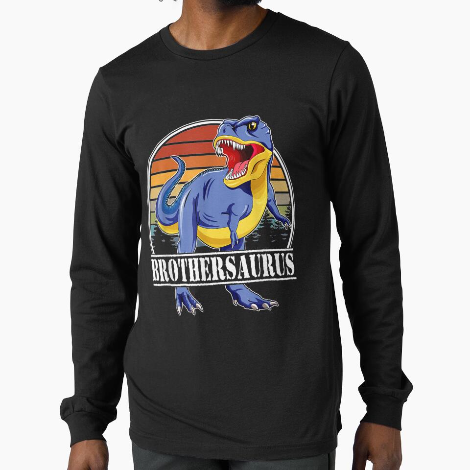 Brothersaurus Dinosaur Family by robinxam T-Shirts, Hoodie, Sweatshirt | BlankRebels.com (Image 1)