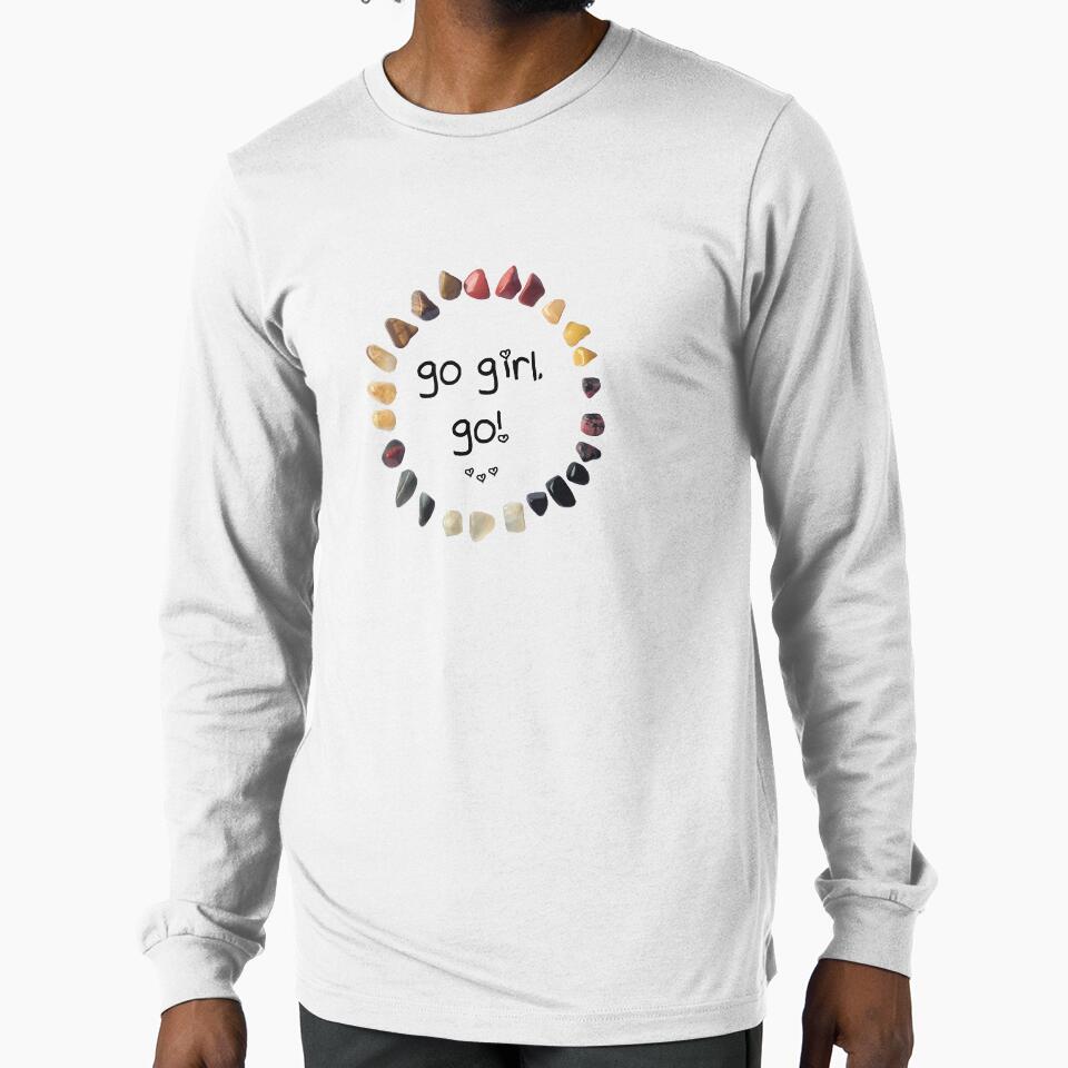 "Go Girl Go!" Crystal Grid by KarmaThymes T-Shirts, Hoodie, Sweatshirt | BlankRebels.com (Image 1)