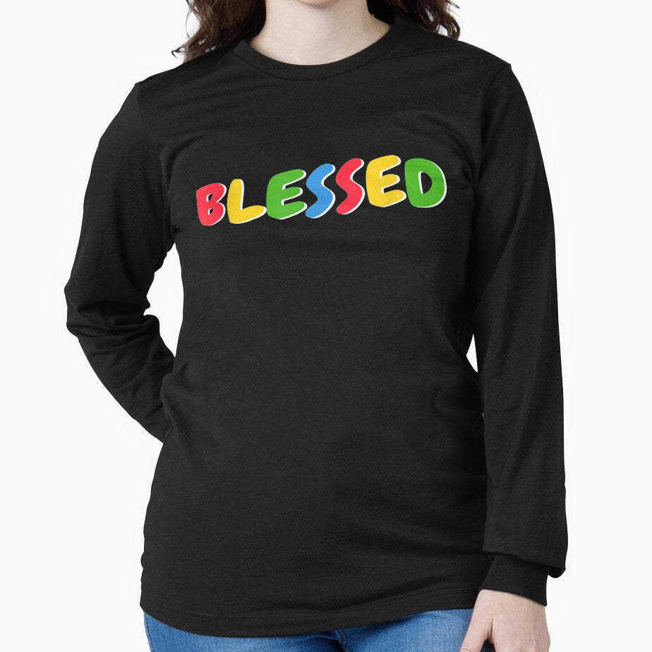 Blessed Colorful Lettering Streetwear by servantdep