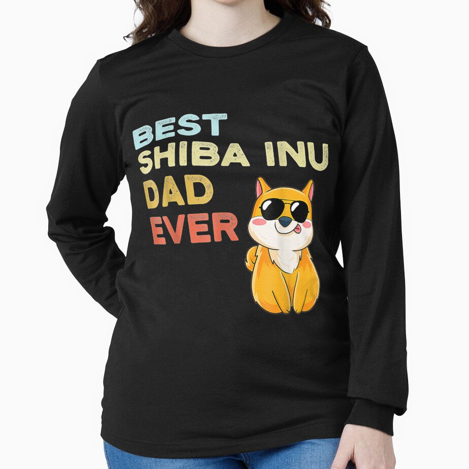 Shiba Inu Dad Best Ever Dog by bessiey23 T-Shirts, Hoodie, Sweatshirt | BlankRebels.com (Image 2)