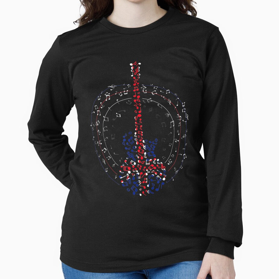 Guitar Musician Music Lover Treble Clef British Guitarist by cysandy T-Shirts, Hoodie, Sweatshirt | BlankRebels.com (Image 2)