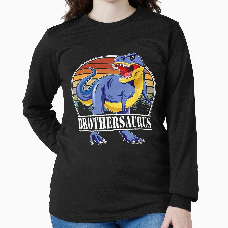 Brothersaurus Dinosaur Family by robinxam T-Shirts, Hoodie, Sweatshirt | BlankRebels.com (Image 2)
