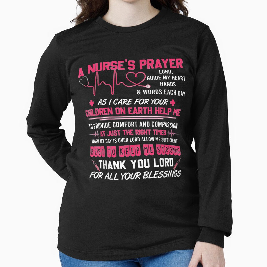 A Nurse's Prayer Cool Nurse Gift by venitamara