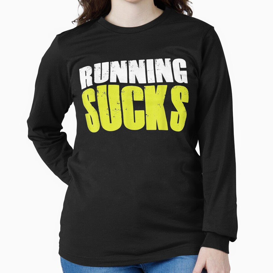 Running Sucks Runner Run Quote Humor Athlete Saying by nancyholly T-Shirts, Hoodie, Sweatshirt | BlankRebels.com (Image 2)
