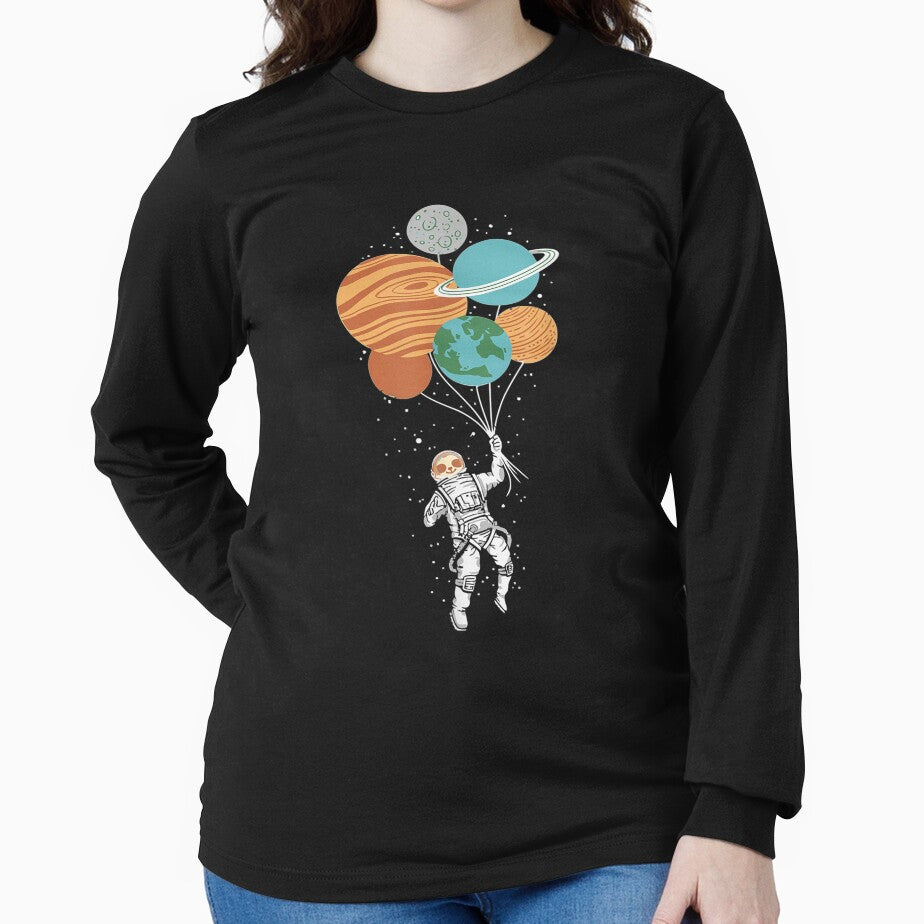 Astronaut With Planets In Hand Apparel Sloth by robinxam T-Shirts, Hoodie, Sweatshirt | BlankRebels.com (Image 2)