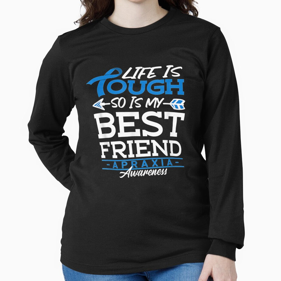 Brave I Best Friend I Life Is Tough I Apraxia Awareness by sheilase T-Shirts, Hoodie, Sweatshirt | BlankRebels.com (Image 2)